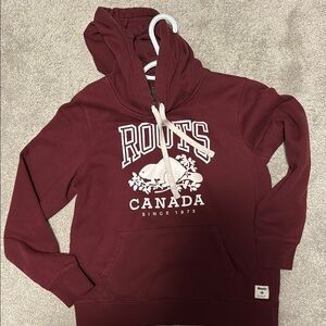 Roots Maroon Pullover Hoodie